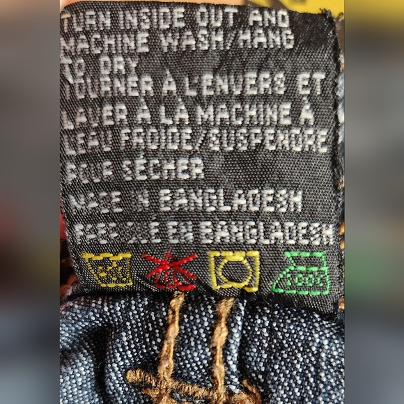 Illegal Jeans Blue Denim Capris 2 Button Closure High Rise Women Sz 18 - Picture 4 of 11